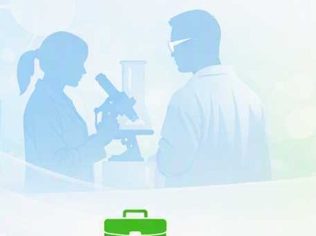 Pharmaceutical research team in a laboratory